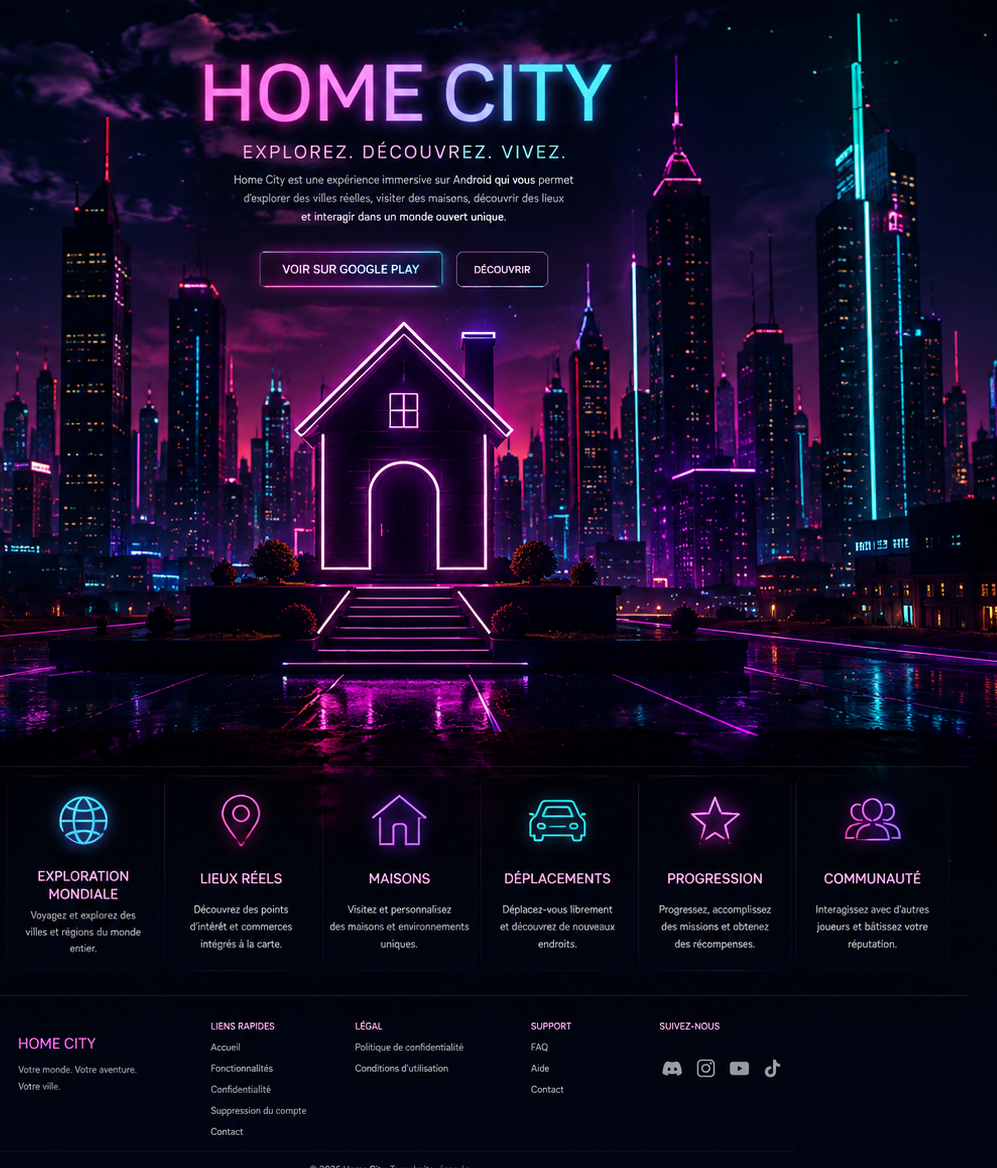 Home City — présentation officielle