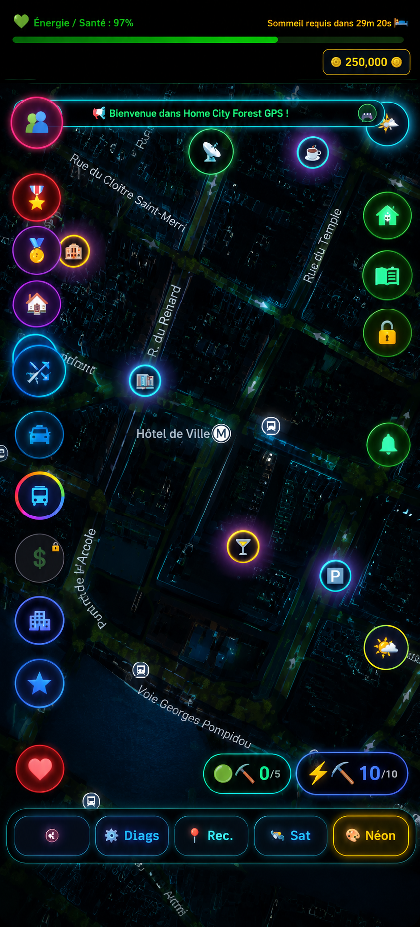 Aperçu du gameplay Home City GPS